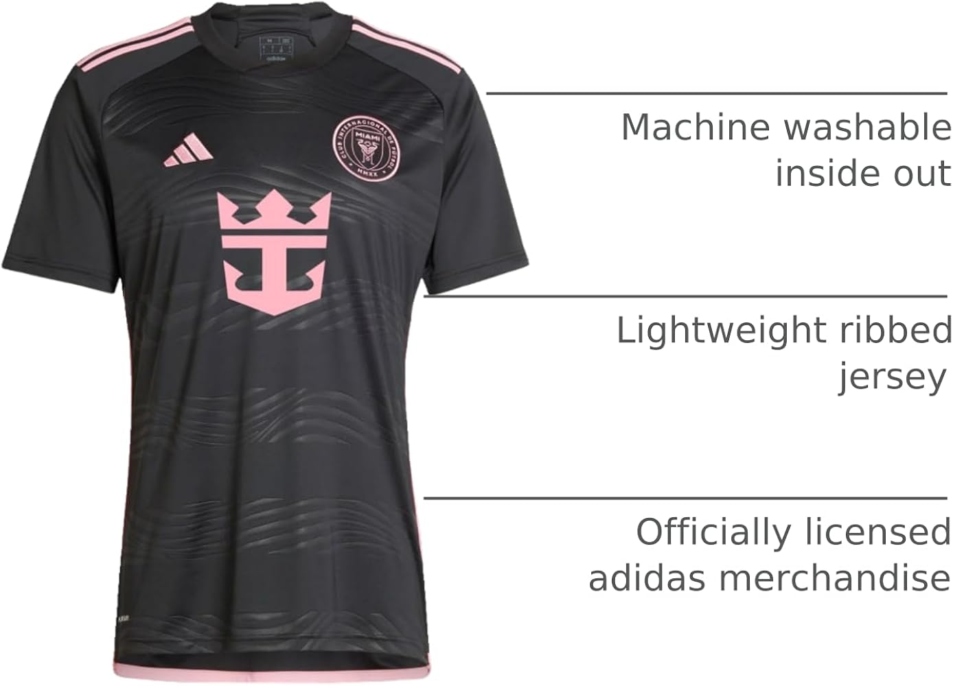 Amazon.com: adidas 2024-25 Inter Miami Men's Stadium Away